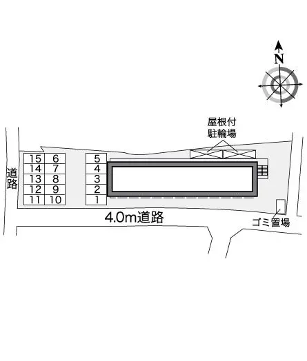 ★手数料０円★富士見市鶴瀬東　月極駐車場（LP）